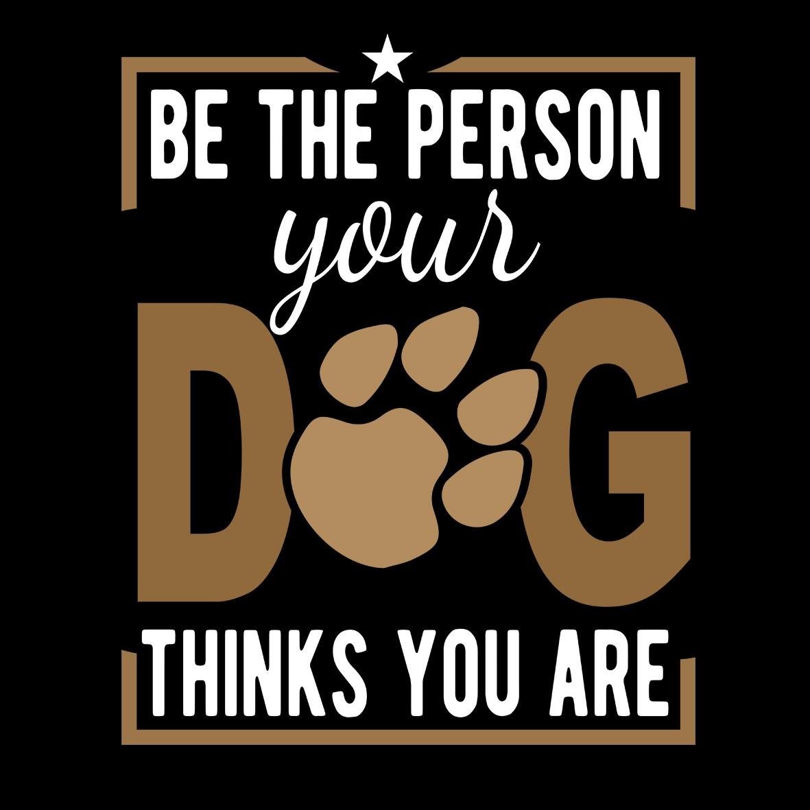 Dogs Be The Person maglietta unisex stampa digitale