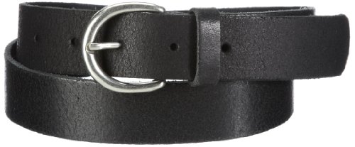 Pieces cintura donna nera pelle 3 cm
