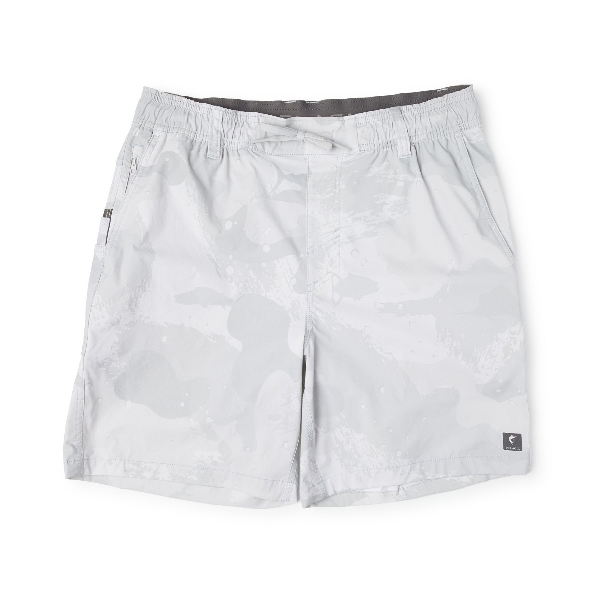Pelagic Palomar pantaloncini pesca grigio chiaro elasticizzati
