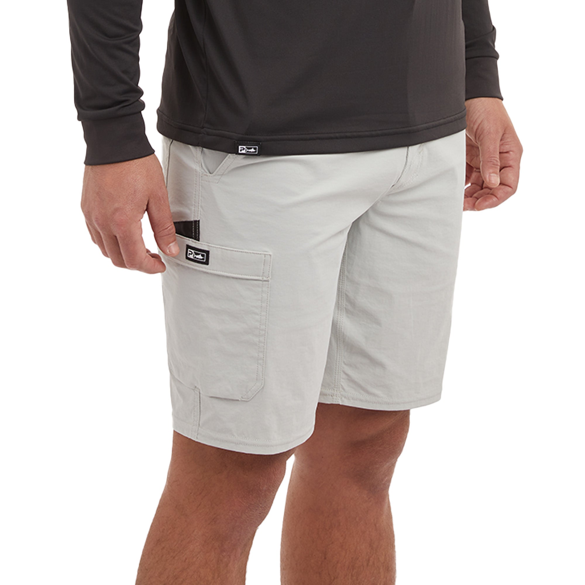 Pelagic Madeira Cargo pantaloncini grigio chiaro idrorepellenti