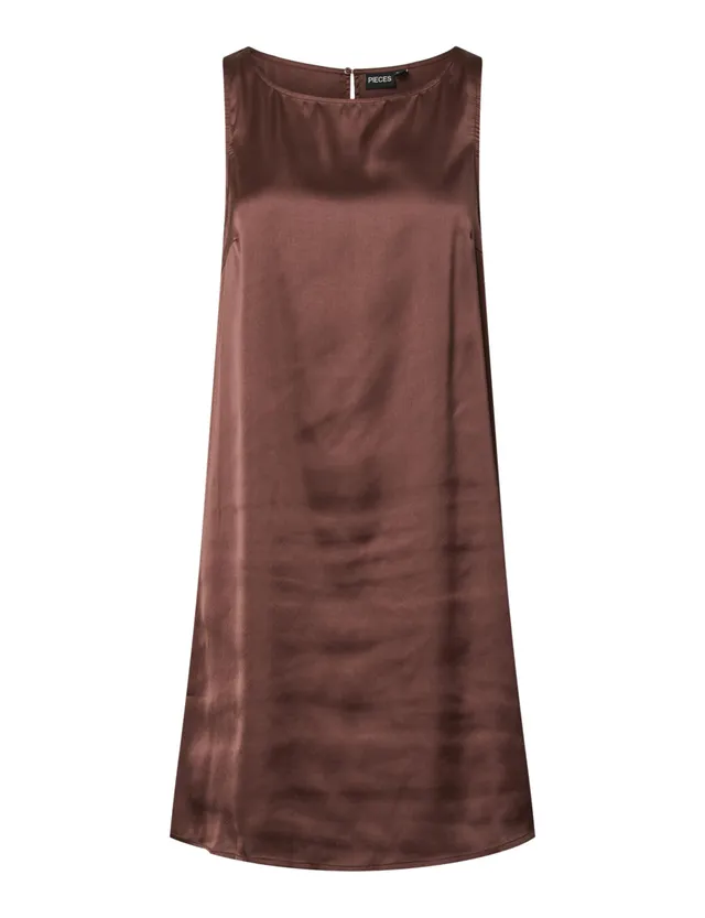 Pieces Pctasin SL Short Dress Vestito Donna S