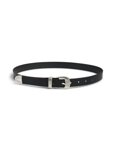 Pieces Pcjiona Western Cintura Jeans Donna fibbia