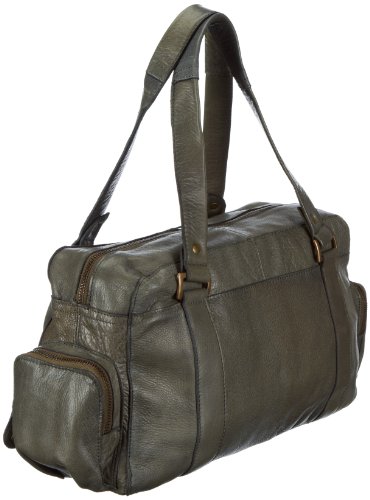 Pieces Totally Royal Leather Small borsa donna verde pelle