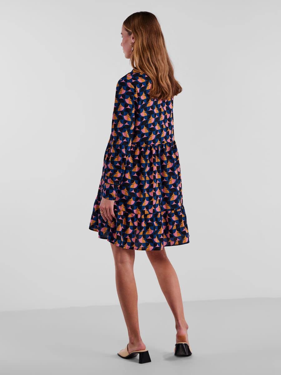 PIECES Pcbernice LS Shirt Dress BC Abito Donna Taglia S