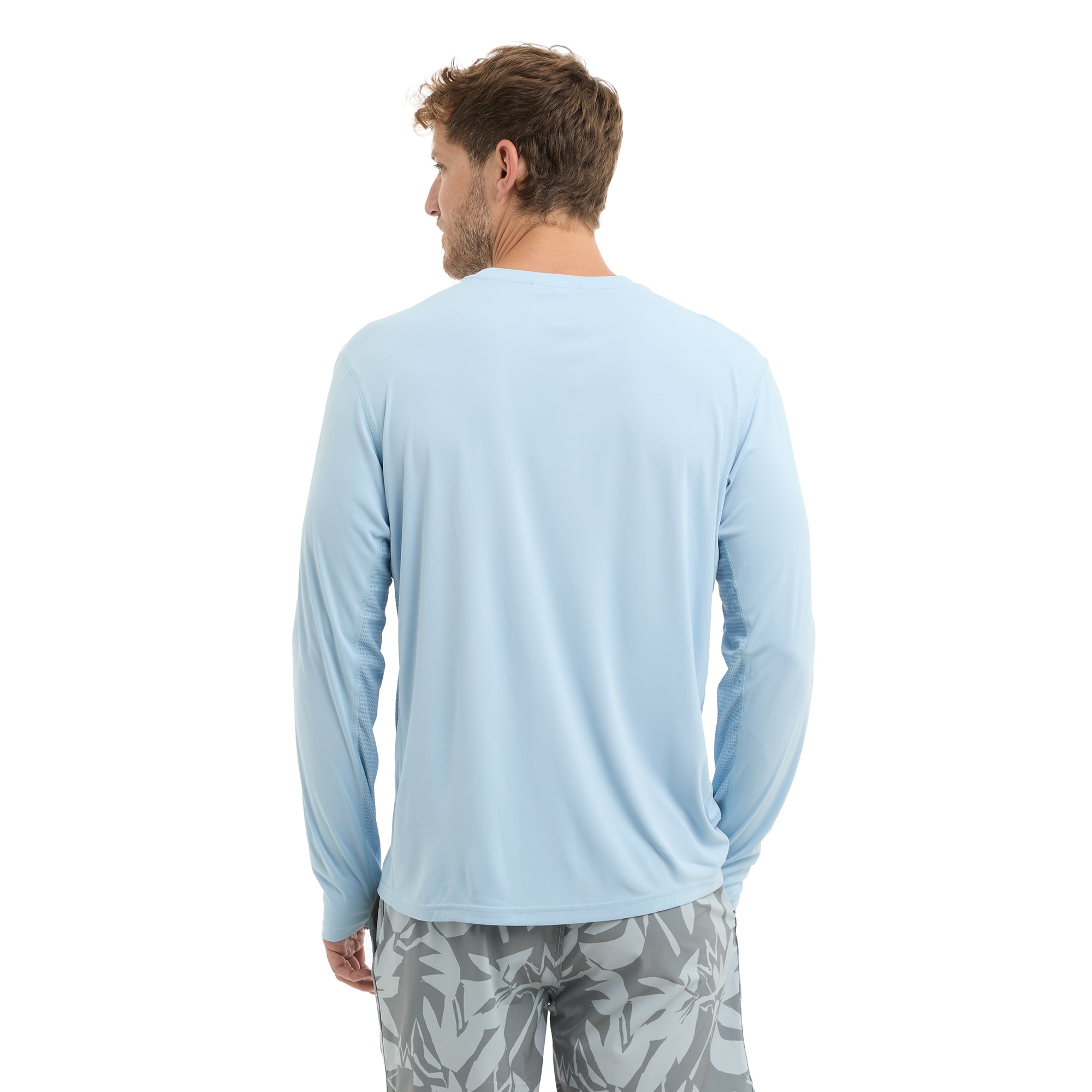 Pelagic Vaportek maglia pesca azzurro chiaro UPF 50+