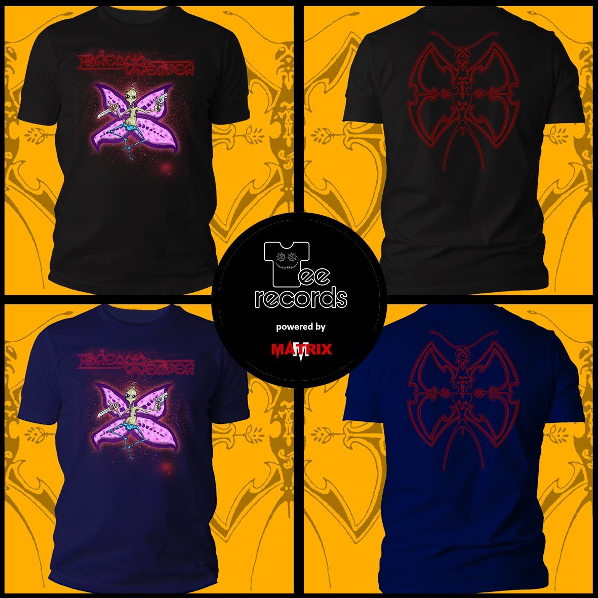 Matrix Music Store Dreamweaver Mary Pose t-shirt cotone organico