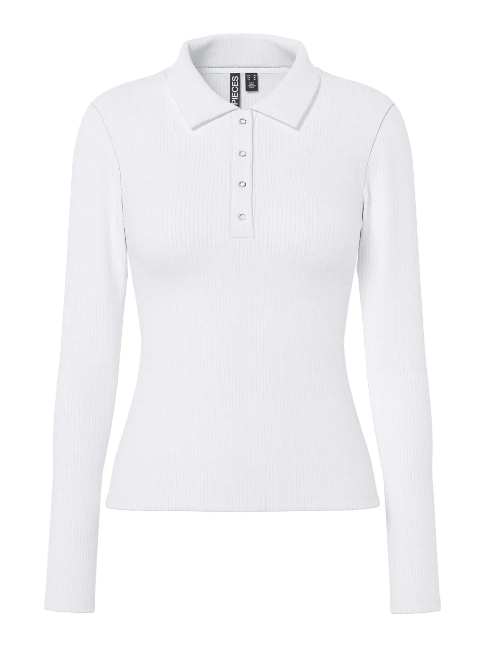 Pieces Pckitte LS Polo Top Jrs Noos polo donna taglia M