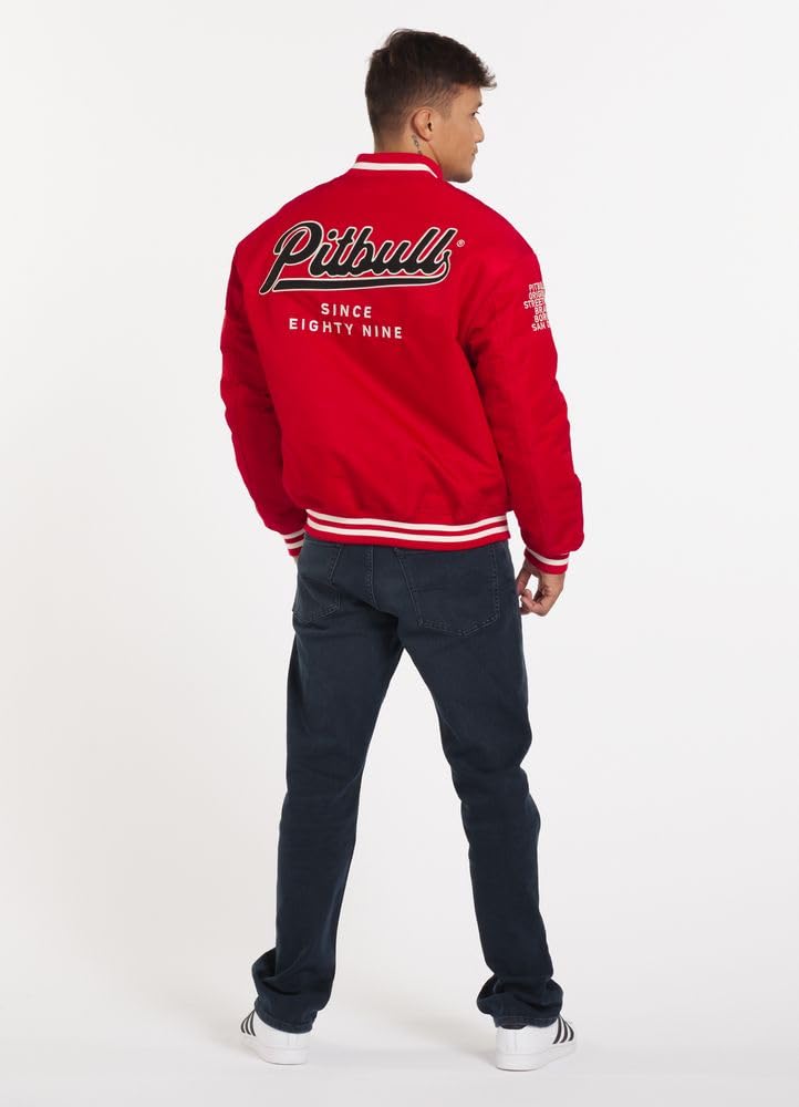 Pitbull College Giacca Uomo Mezza Stagione in Cotone