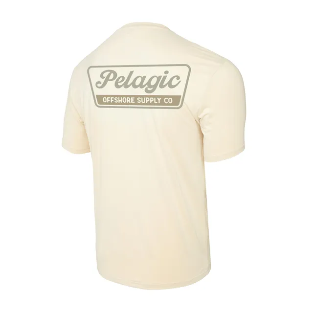 Pelagic Freespool Dockline maglietta Sand UPF 50+