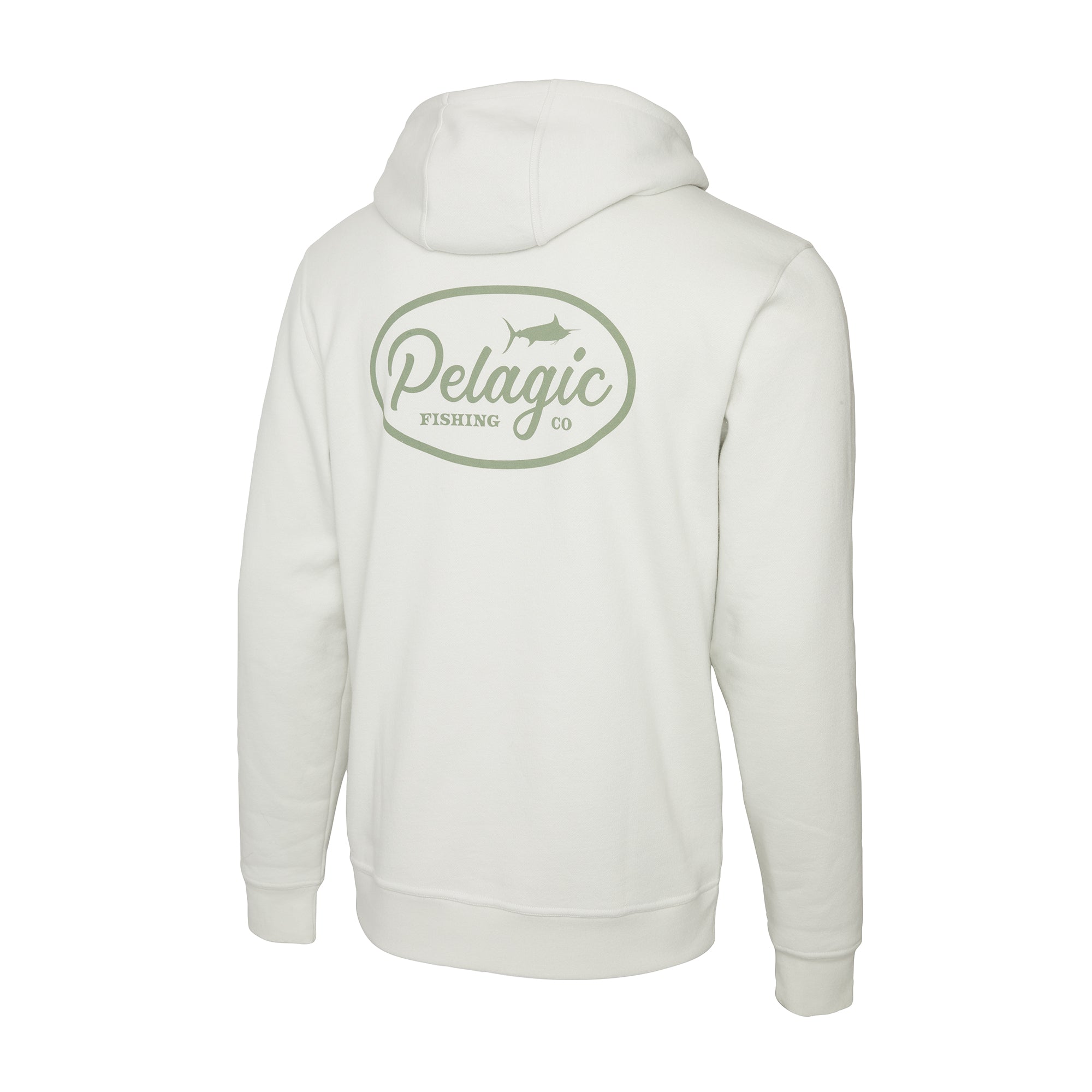 Pelagic Osborn Circled felpa cappuccio cotone Bone