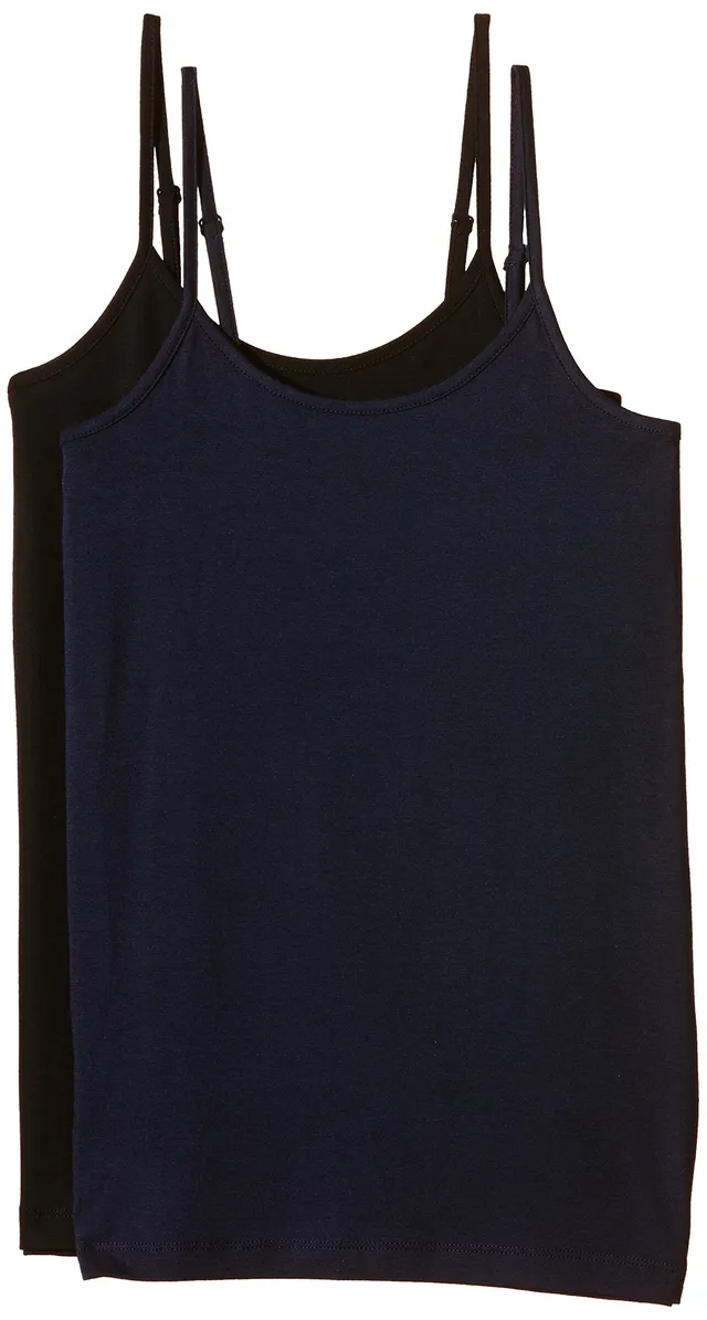 Pieces Pcholly Strap Top canotta donna blu 2 pezzi S