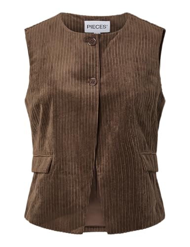 Pieces Pcaudre Cord gilet donna S velluto a coste