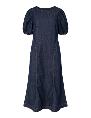 Pieces Pcpam 2/4 Abito Midi Denim Donna XS