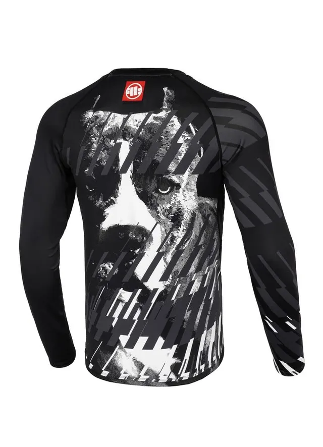 Pit Bull West Coast Street Dog rashguard maniche lunghe aderente