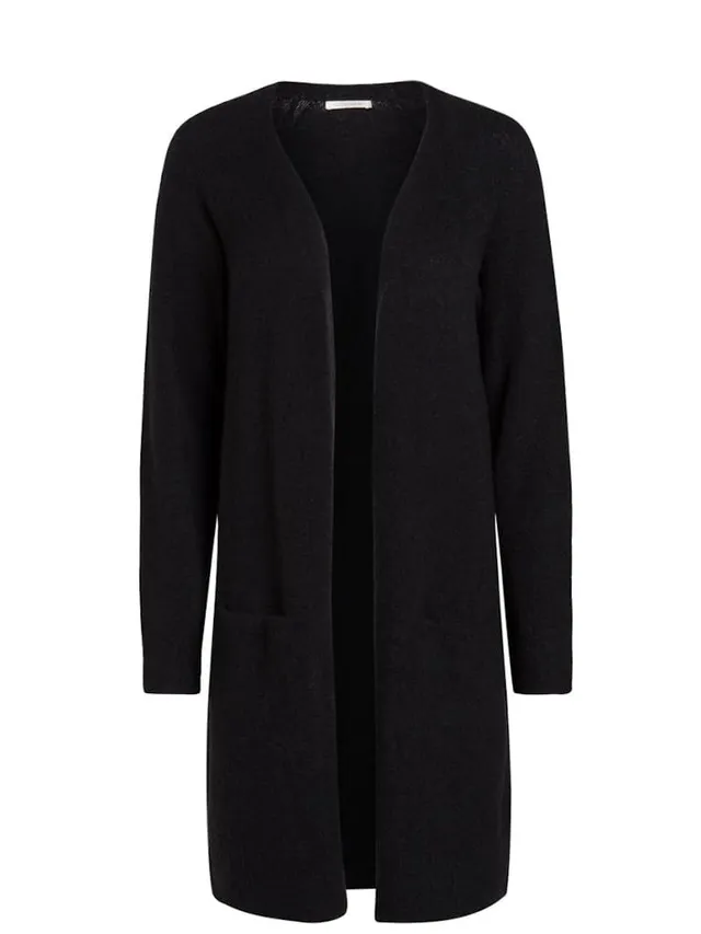Pieces Pcfillac LS Long Wool Cardigan donna blu XS