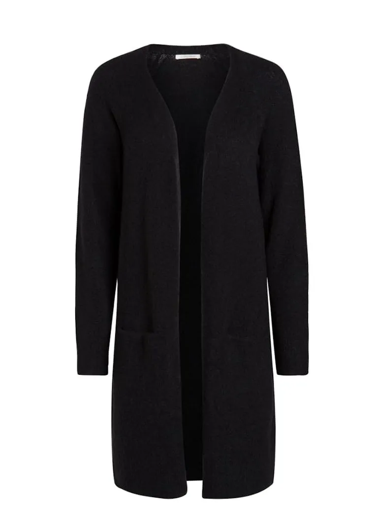 Pieces Pcfillac LS Long Wool Cardigan donna blu XS