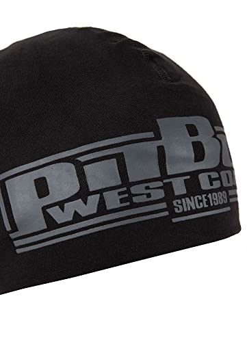 Pitbull Classic Boxing berretto uomo nero-grigio invernale