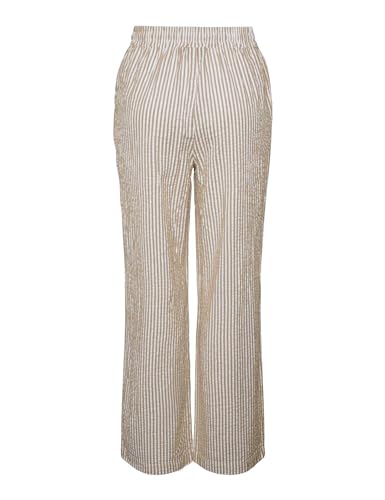 Pieces Pcsally HW Loose pantaloni donna XL rosa