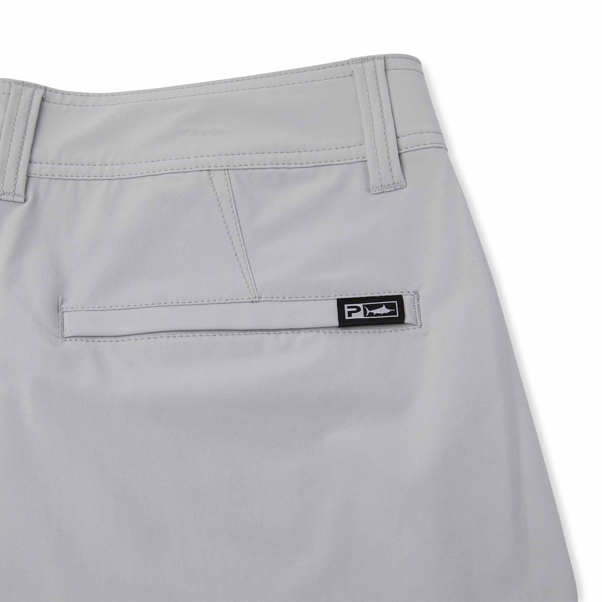 Pelagic Mako shorts uomo grigio chiaro tessuto elasticizzato