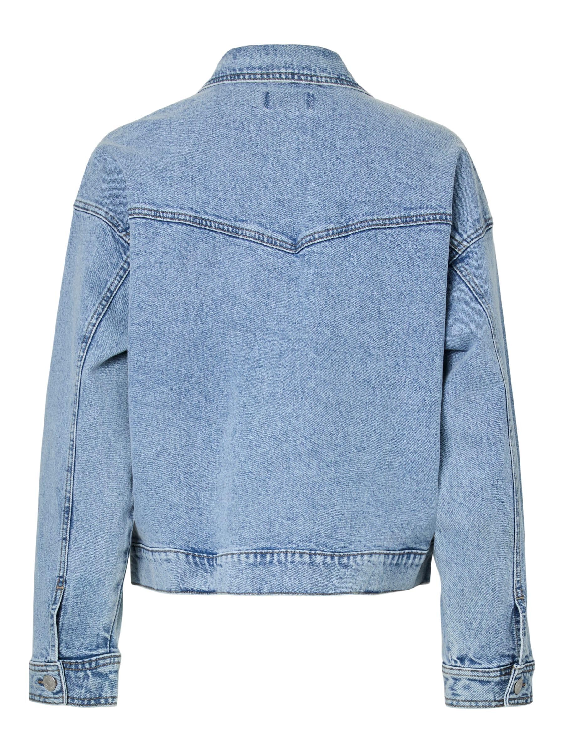 PIECES Pcelma Noos BC Giacca Denim Blu Chiaro M
