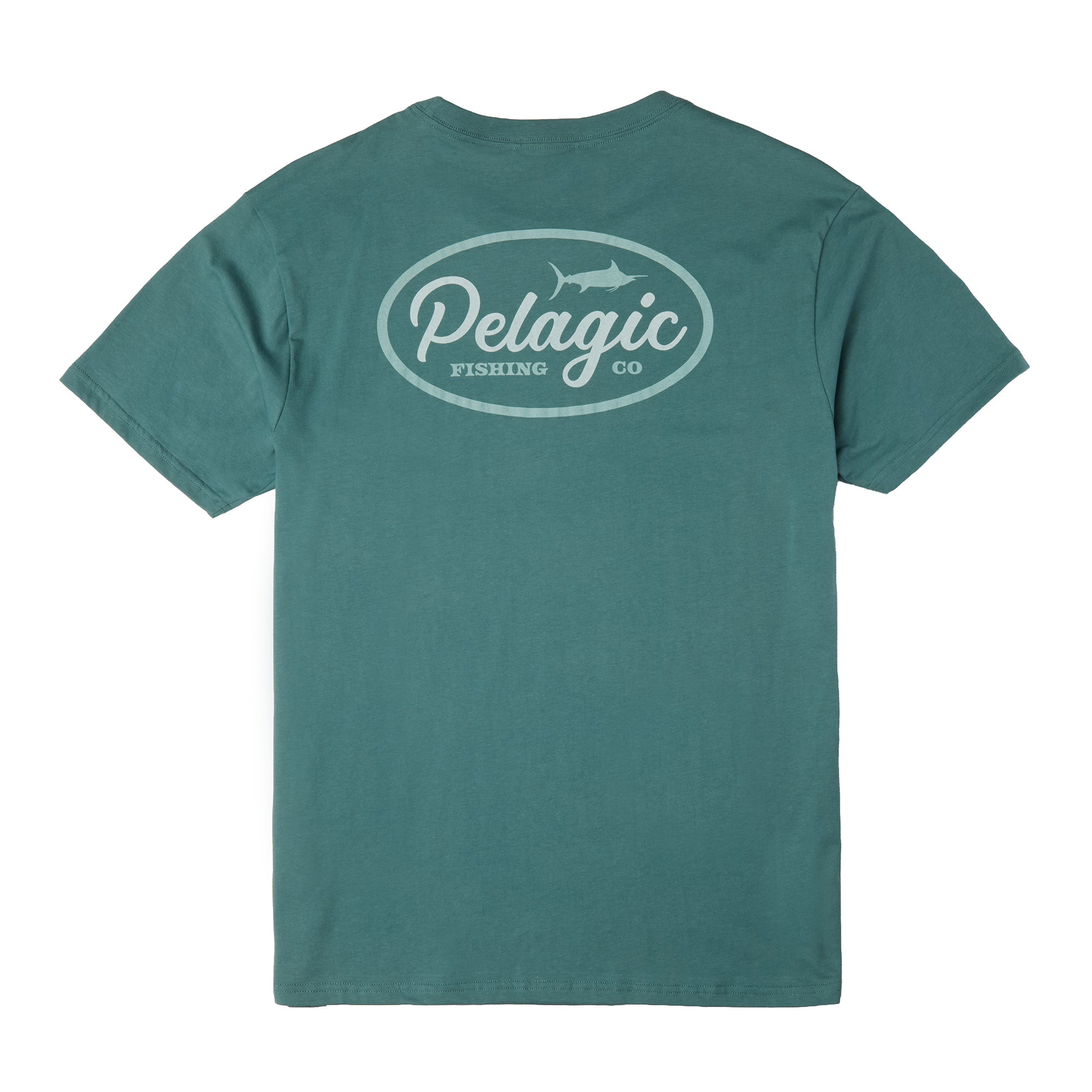 Pelagic Circled t-shirt uomo blu cotone
