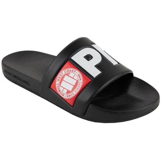Pit Bull Logo infradito ciabatte nere uso quotidiano