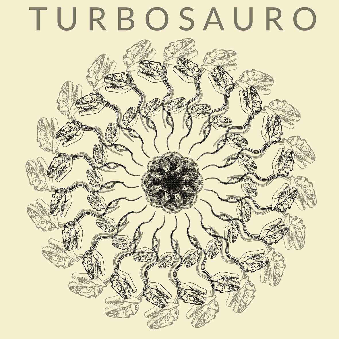 Matrix Music Store Turbosauro Spiral Black Logo t-shirt cotone organico