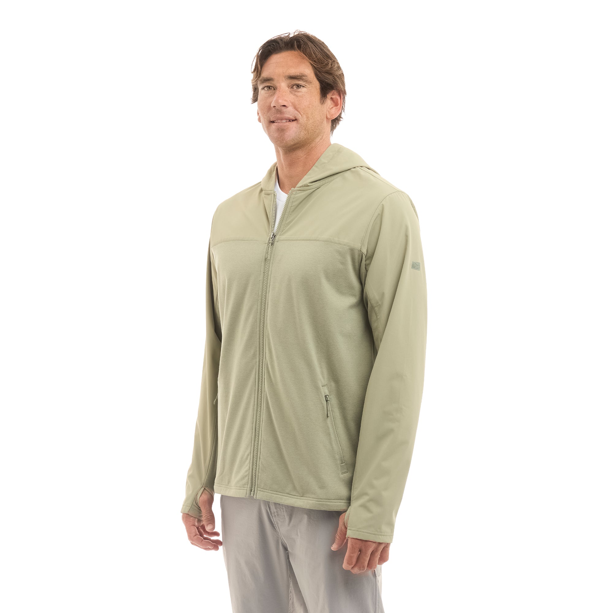 Pelagic Daybreak pile zip uomo mangrove full zip