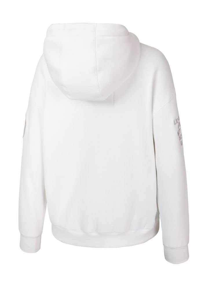 Pitbull Felpa Donna con Cappuccio Oversize in Cotone