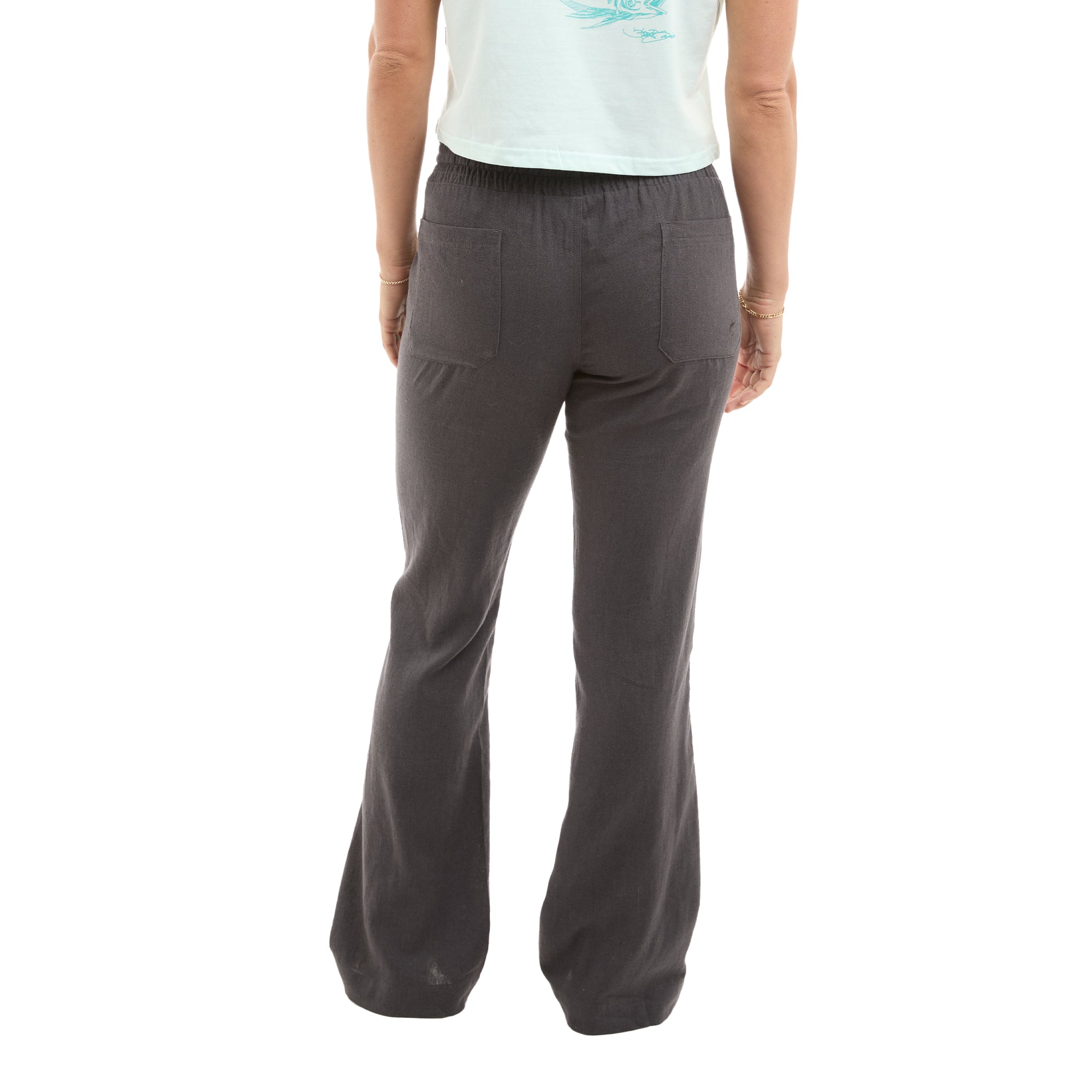 Pelagic Pura Vida pantalone donna grafite lino leggero