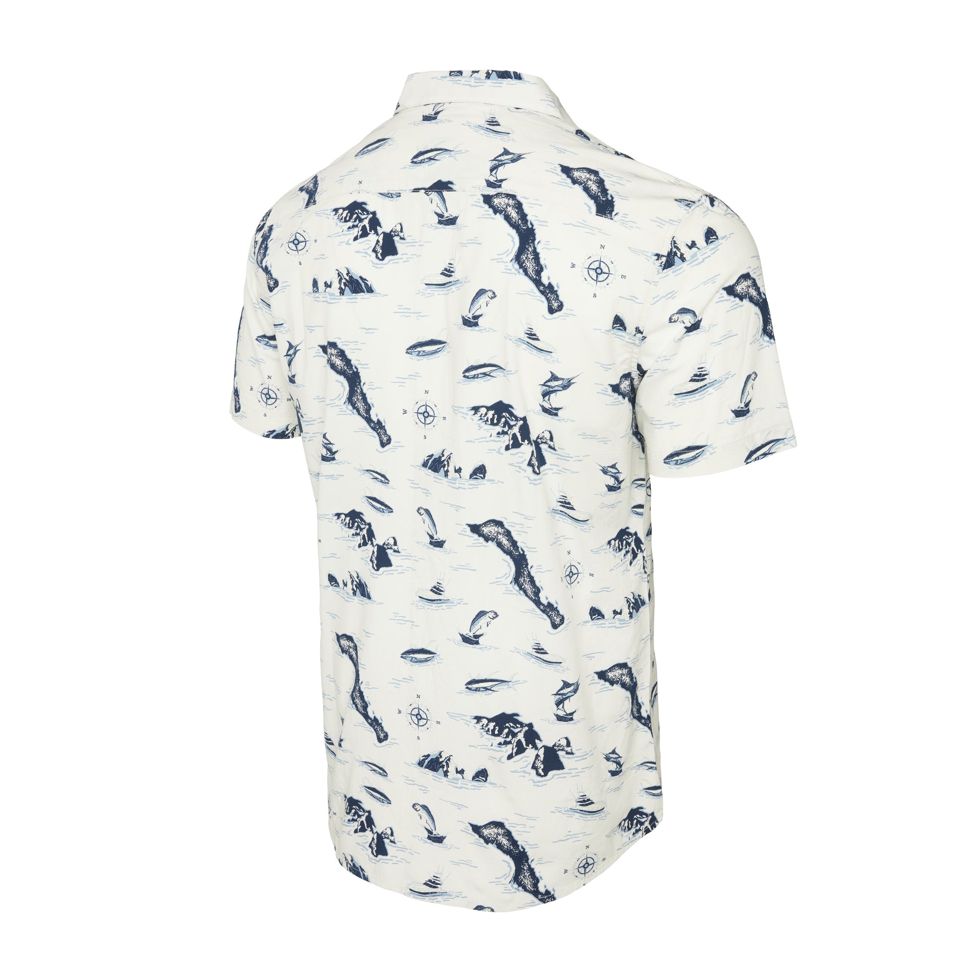 PELAGIC Knockdown camicia uomo Bone UPF 50+
