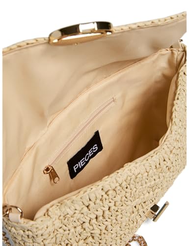Pieces Pcgamna borsa tracolla donna naturale
