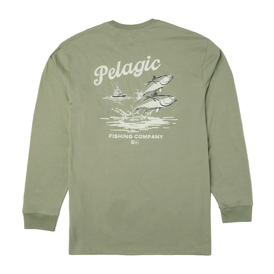Pelagic Jumpers LS t-shirt mangrovia cotone