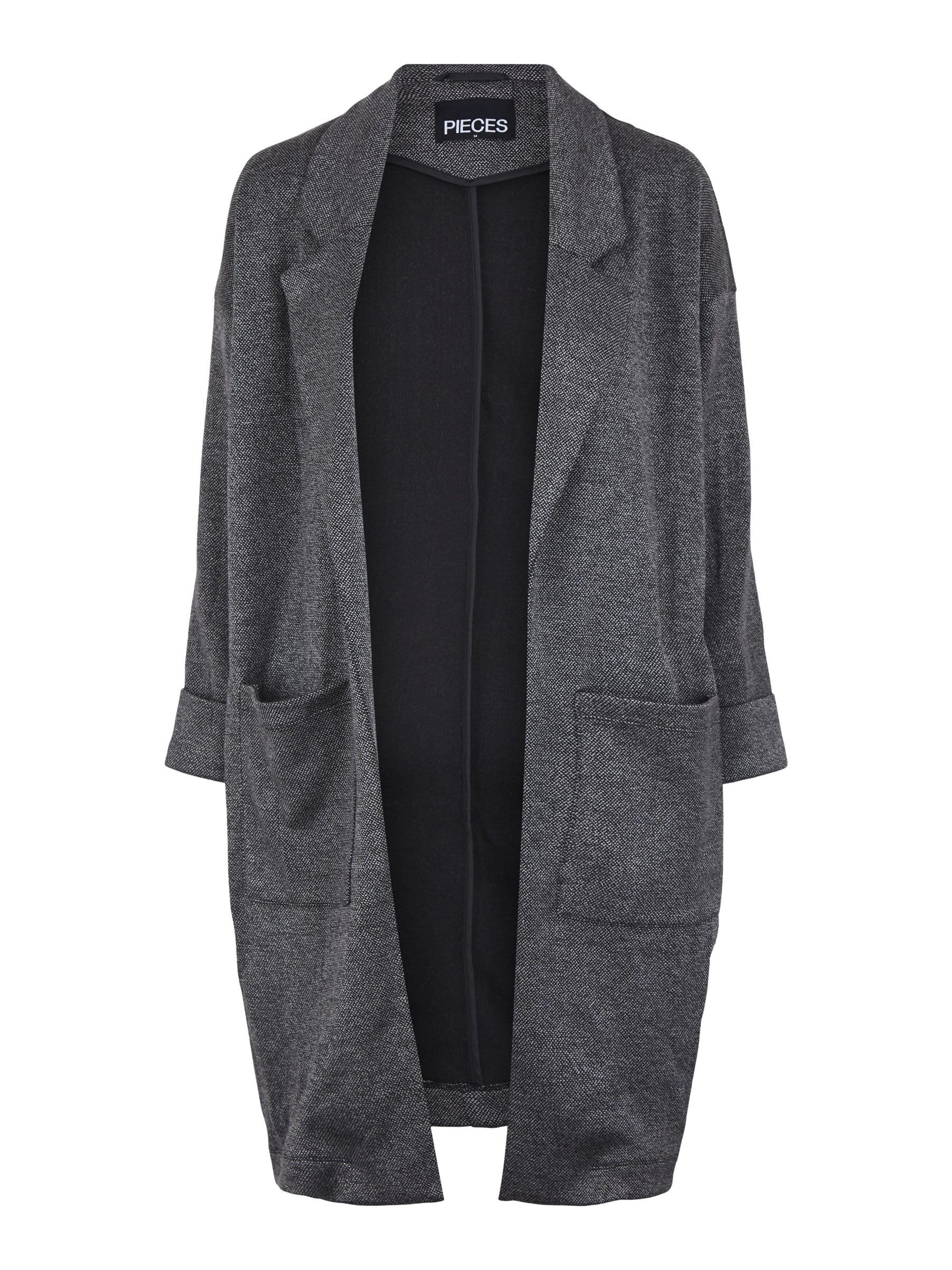 Pieces Pcdorita 3/4 Coatigan cappotto donna XS grigio scuro