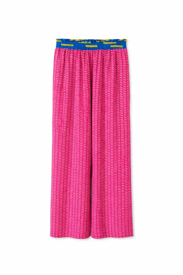 el.residu Madhu Sari #4 pantaloni rosa S/M viscosa