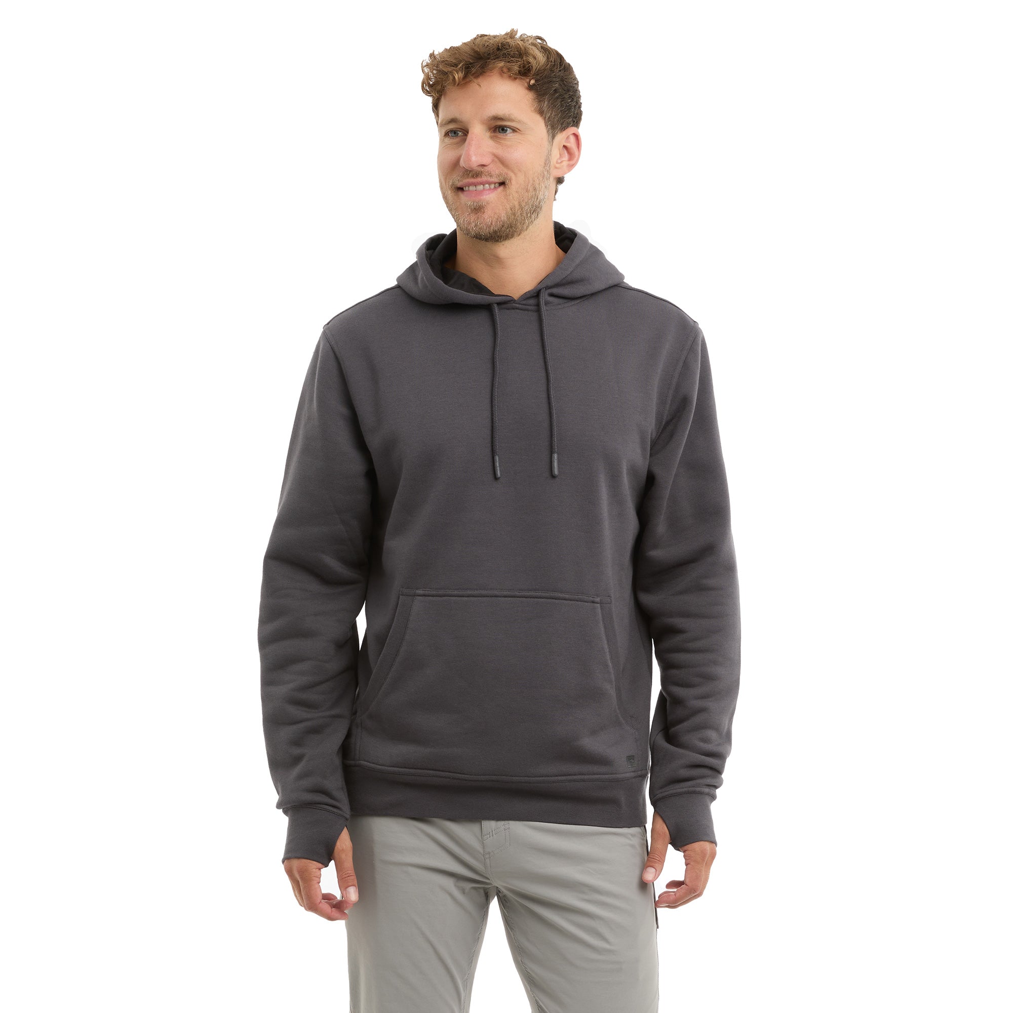 Pelagic Osborn felpa uomo cappuccio cotone Grafite