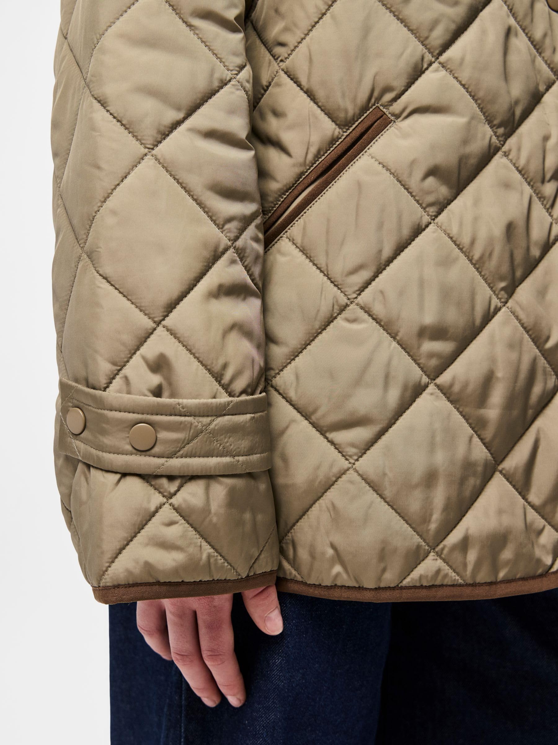 PIECES Pcemily Short Quilted Jacket Noos Bc Giacca Greige Corta