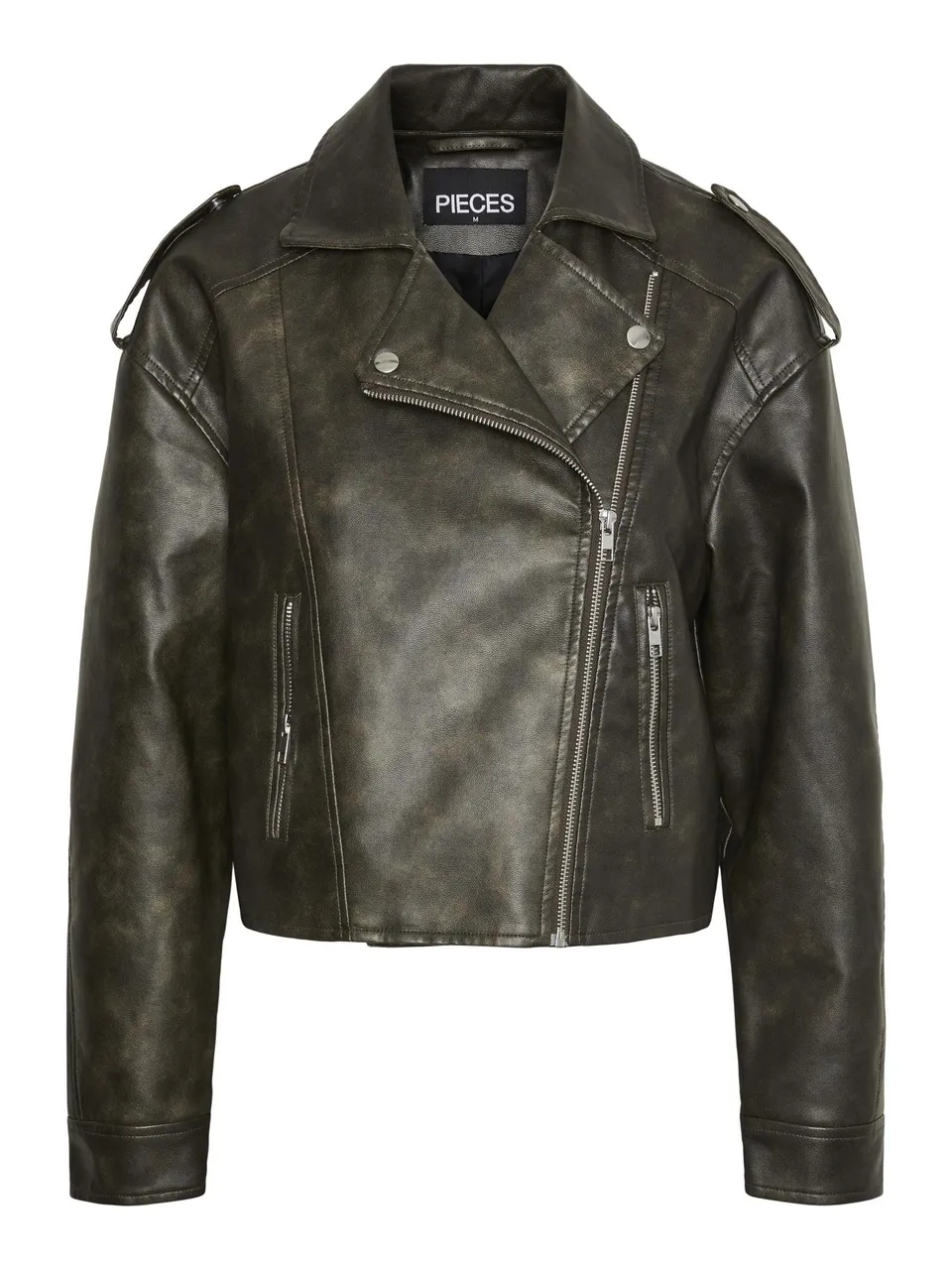 Pieces Pcamina Giacca Biker Donna Taglia L