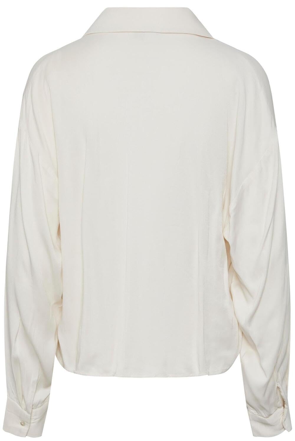 Pieces Pcsmilli camicia donna M Eggnog oversize
