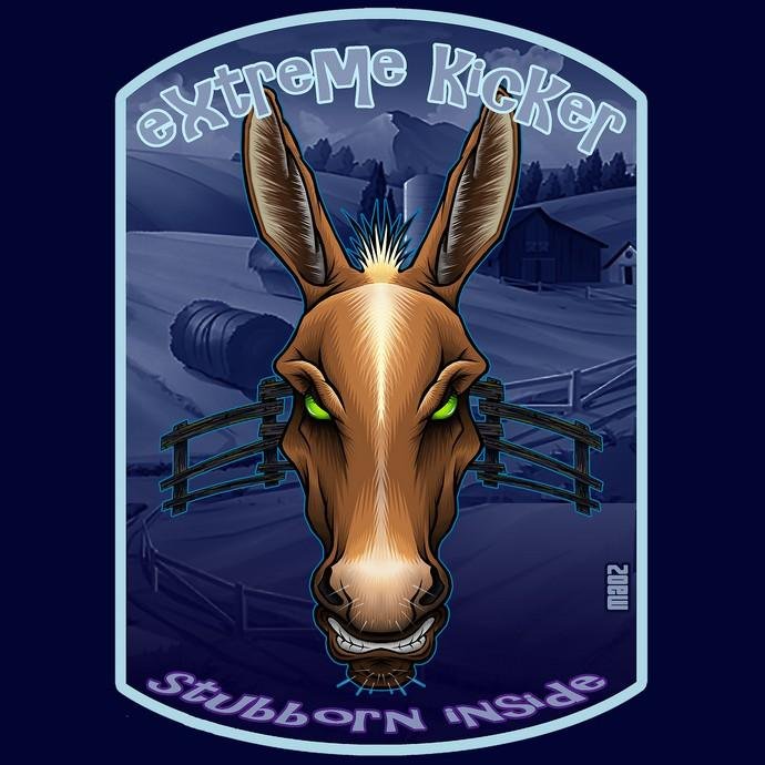 Matrix Music Store Maoz Evil Donkey t-shirt unisex cotone