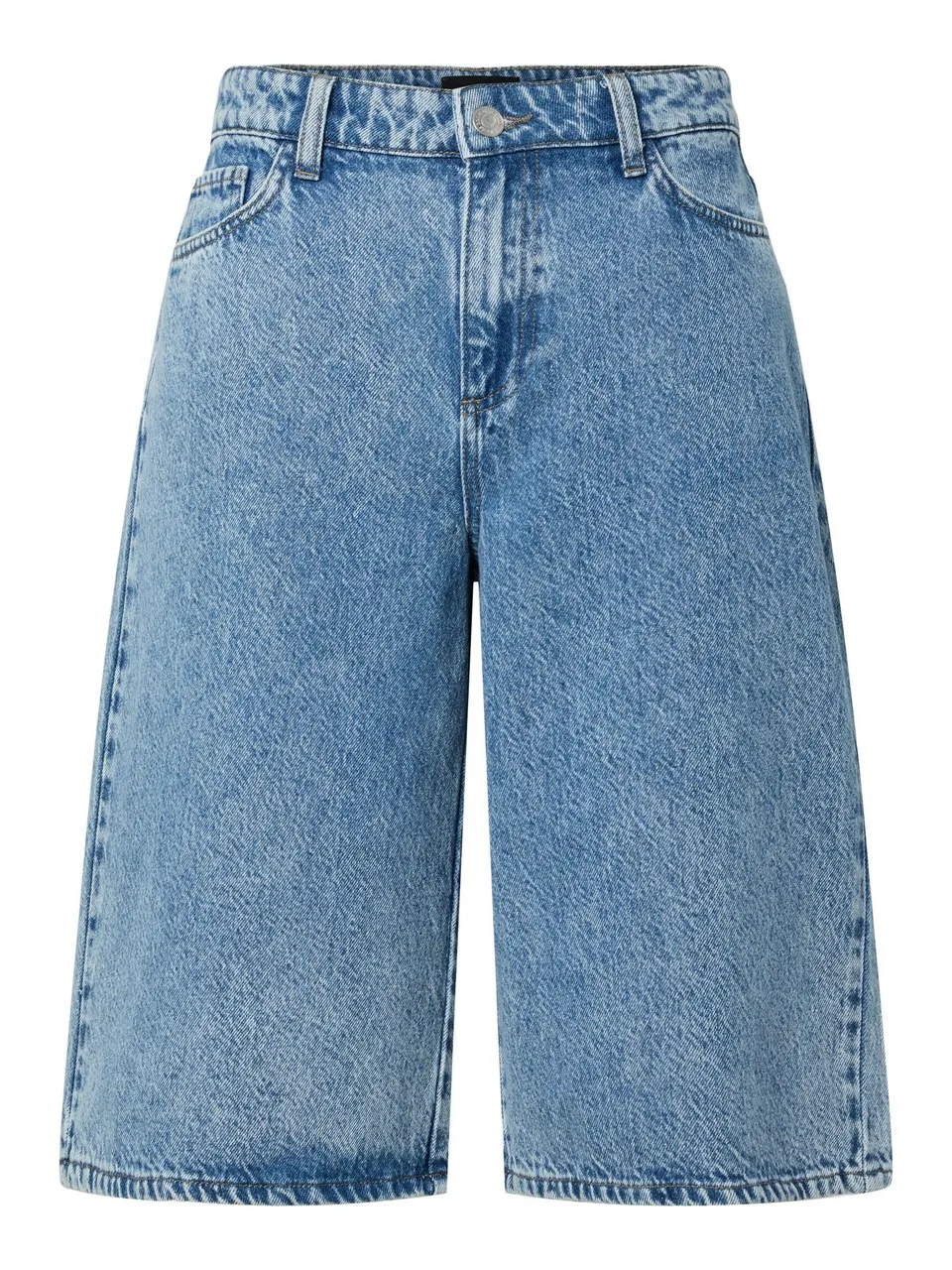 PIECES PCSKY MW shorts jeans donna blu medio