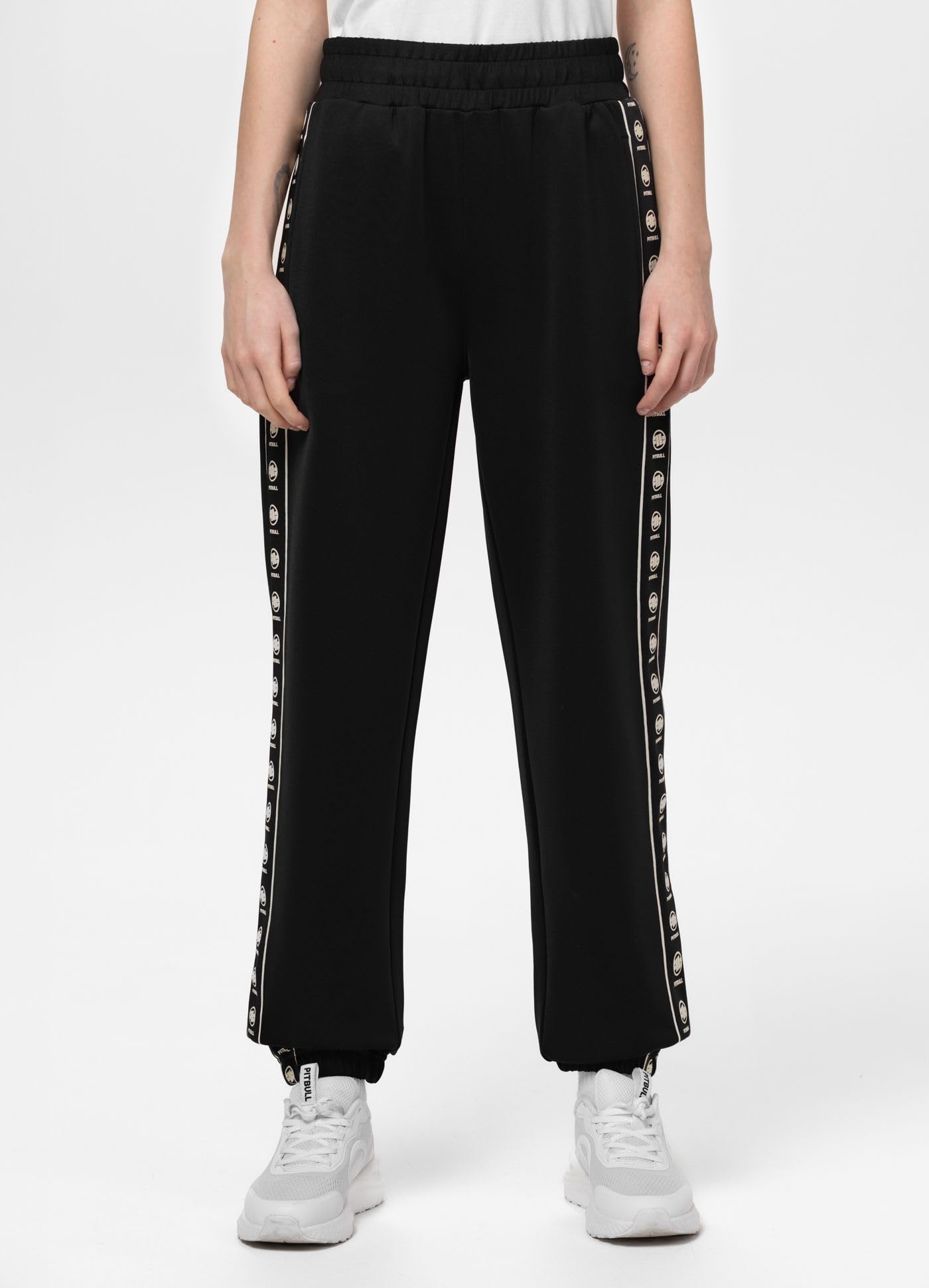 Pitbull Verona pantaloni tuta donna regular fit elasticizzati
