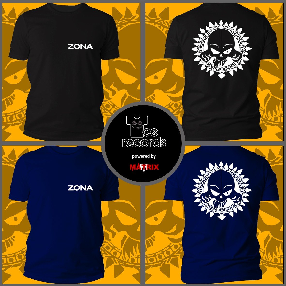 Zona 23 White Logo maglietta cotone organico