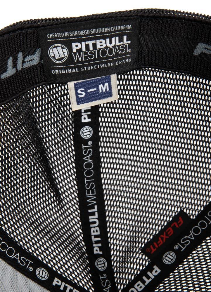 Pitbull TNT berretto baseball mesh nero S-M cotone