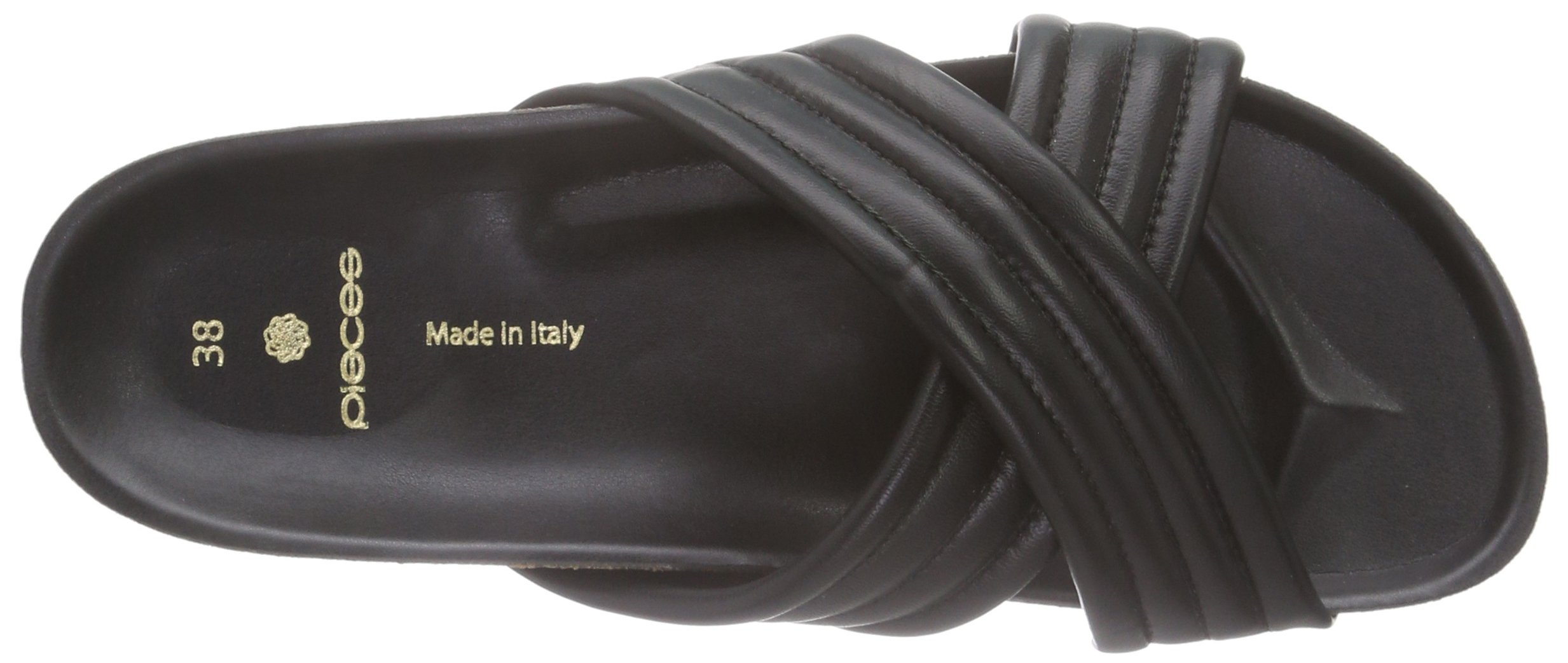 Pieces Pstahi ciabatte donna nero 41 pelle sughero
