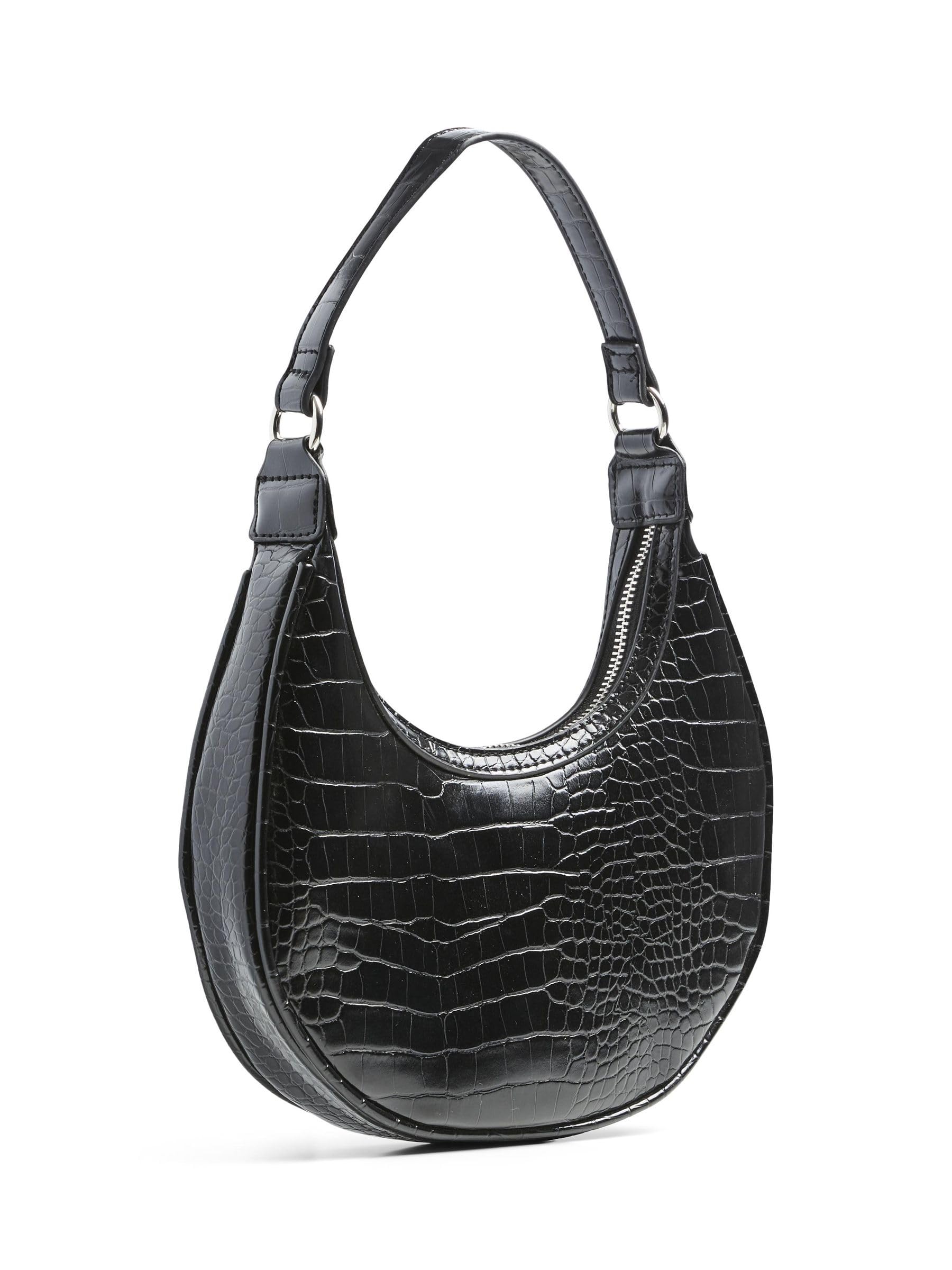 PIECES Pcnanett Croco Shoulder Bag borsa effetto cocco
