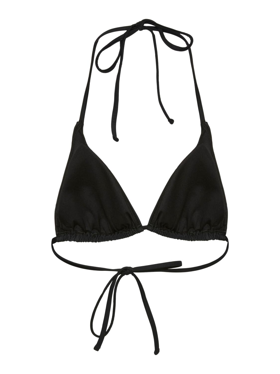 Pieces Pcbaomi Triangle Bra reggiseno bikini nero S