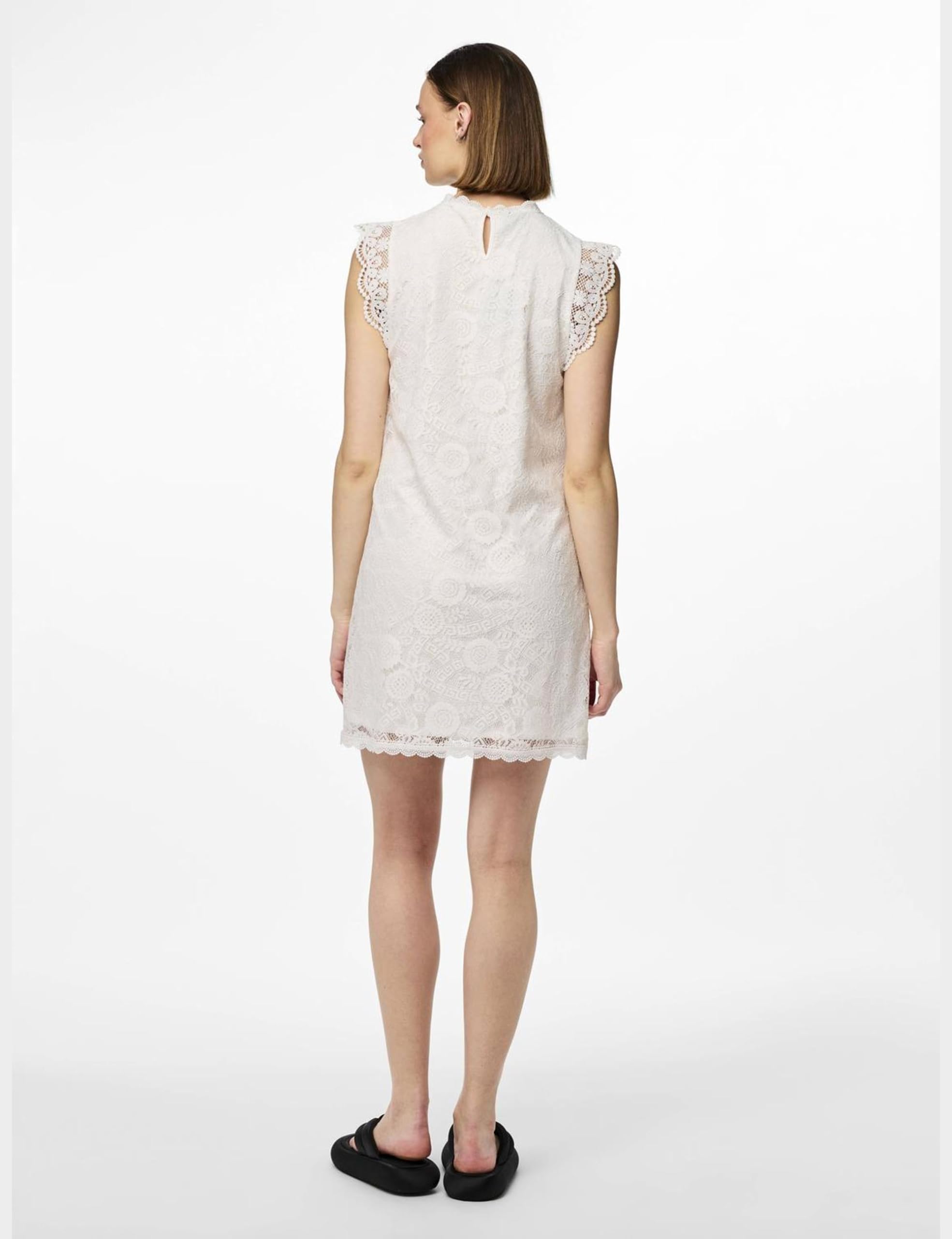 Pieces Pcolline SL Lace Dress Noos vestito Hydrangea in pizzo