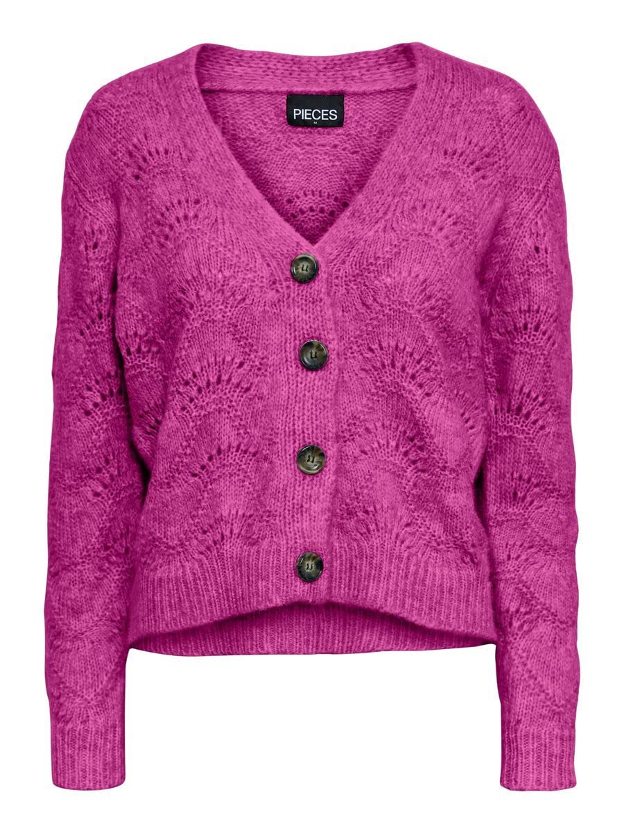 Pieces Pcbibbi cardigan in maglia donna scollo a V