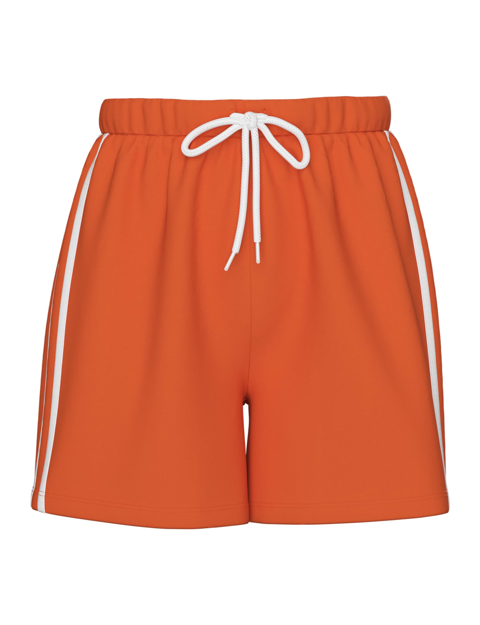 PIECES Pcfrack MW pantaloncini mandarino taglia XS
